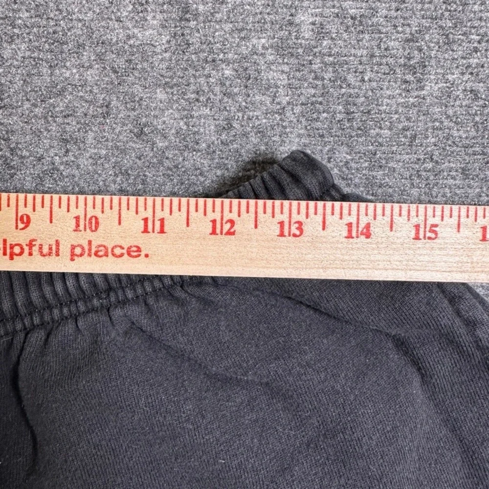 Champion Mens Fleece Sweatpants Black Joggers P1875-003 Size L